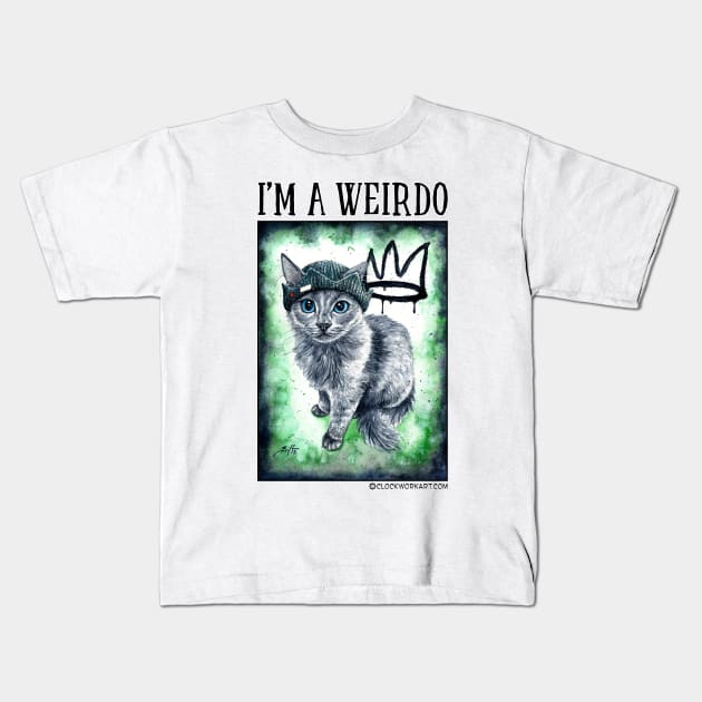 I'm a Weirdo Kids T-Shirt by Clockwork Art